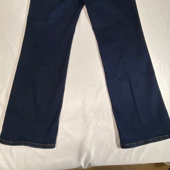 Levi’s 512 Perfectly Slimming Womens Jeans Bootcut Stretch Size 12M Dark Wash - Picture 8 of 14